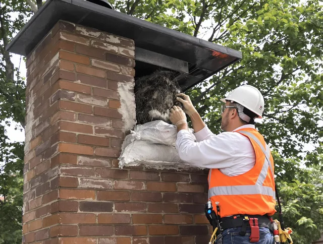 Humane removal of debris and animals by Brooklyn Chimney Sweep in Brooklyn, OH