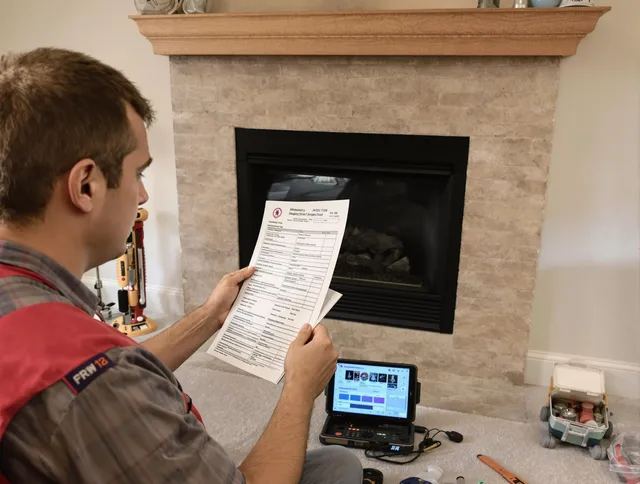 Thorough chimney inspection by Brooklyn Chimney Sweep in Brooklyn, OH