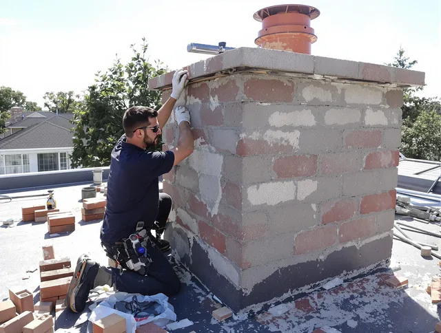 Advanced chimney repair process by Brooklyn Chimney Sweep in Brooklyn, OH