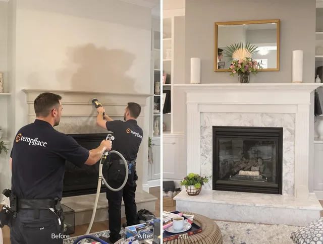 Professional soot removal by Brooklyn Chimney Sweep team in Brooklyn, OH